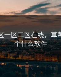 草莓社区一区二区在线，草莓社区是个什么软件